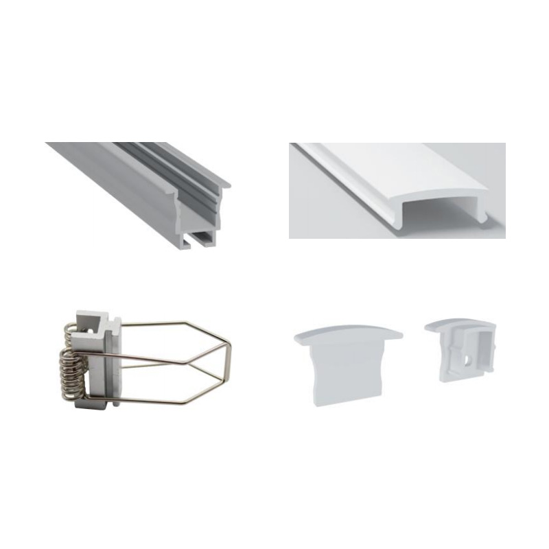 Recessed LED Channel For 12mm LED Strip Lights Recessed LED Channel For 12mm LED Strip Lights